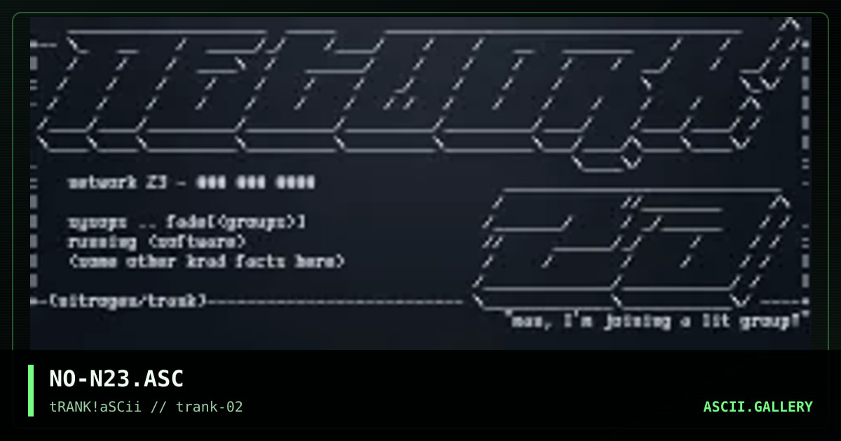 NO-N23.ASC, by nitrogen, 1995