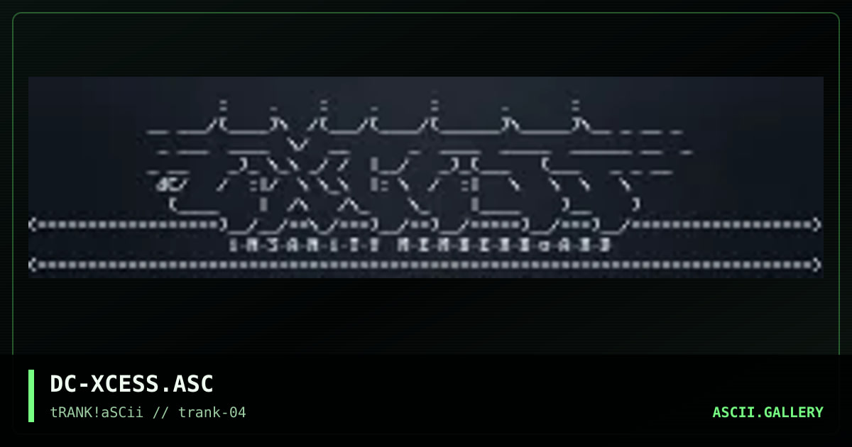 DC-XCESS.ASC, by don croce, 1995