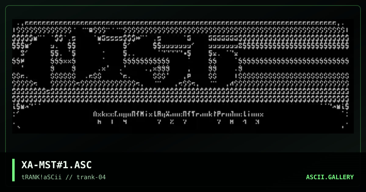 Mist Promo, by xane, 1995