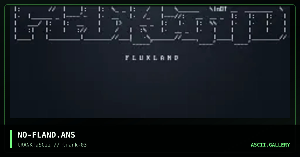 Fluxland, by nitrogen, 1995