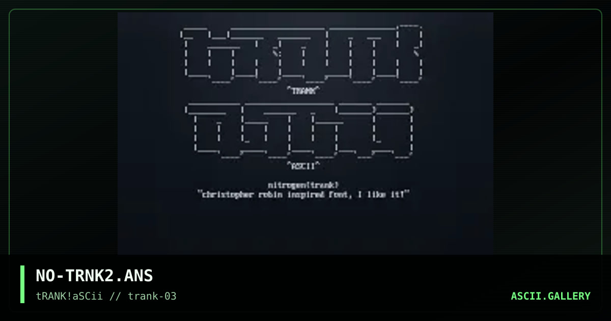 tRANK^aSCII (1995), by nitrogen, 1995