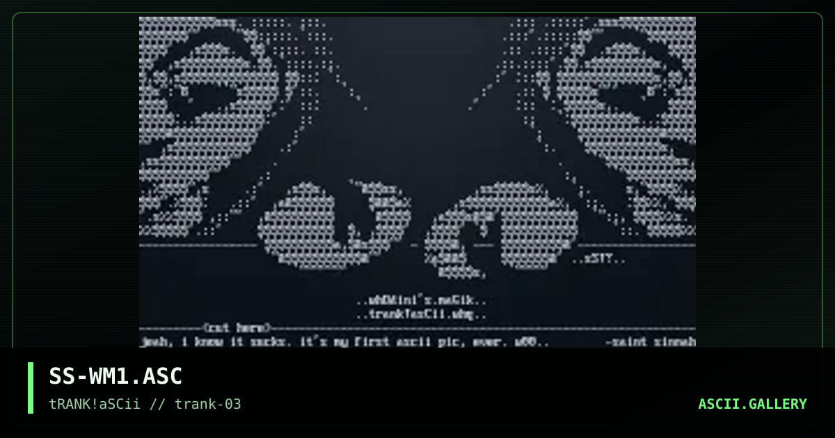 SS-WM1.ASC, by saint sinner, 1995