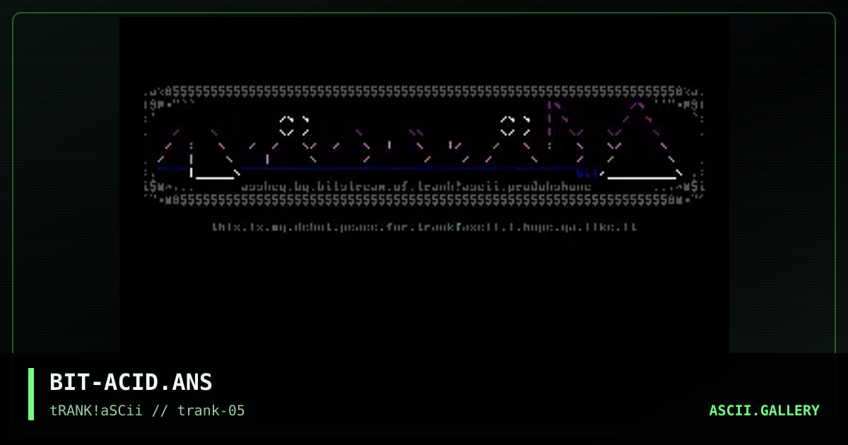 Acidopium, by bitstream, 1995