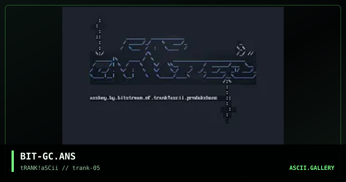 Gas Chamber, by bitstream, 1995