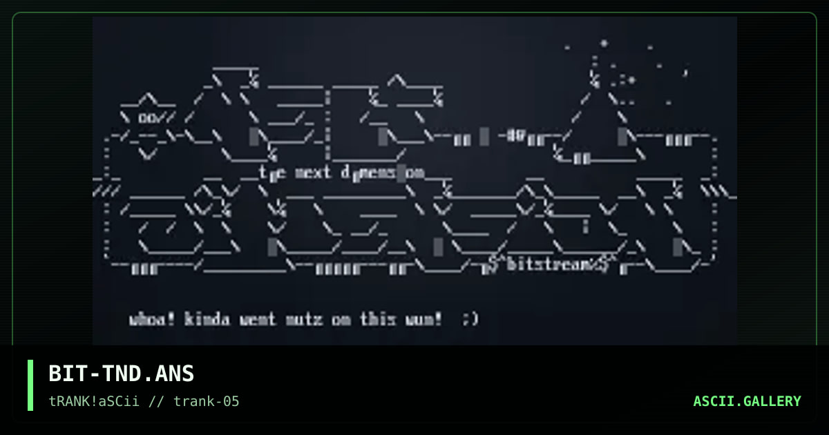 BIT-TND.ANS, by bitstream, 1995
