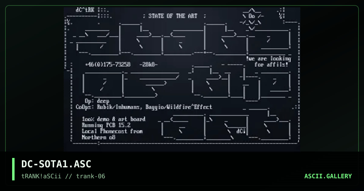 DC-SOTA1.ASC, by don croce, 1995