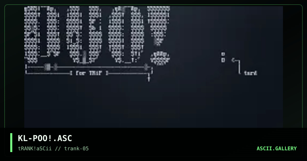 pOo¡!, by kaleidas, 1995