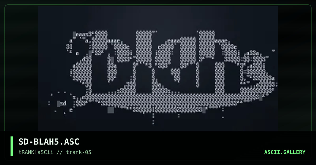 SD-BLAH5.ASC, by sir death, 1995