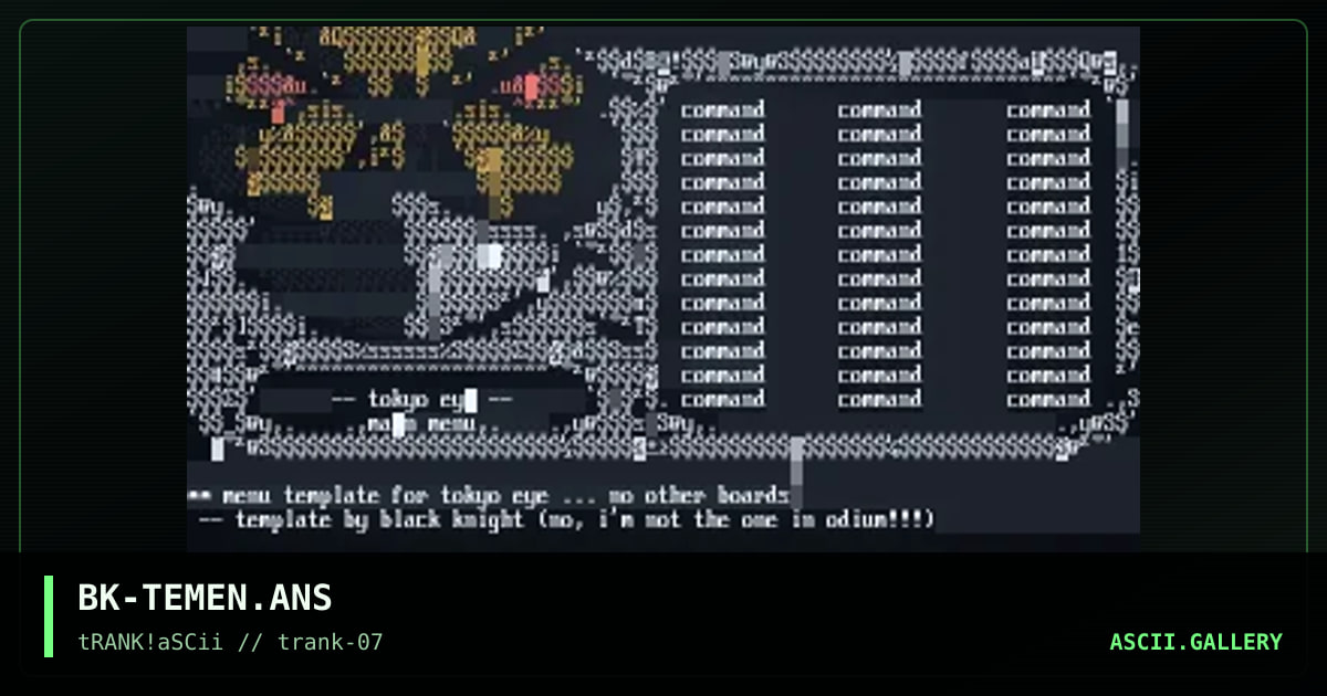 BK-TEMEN.ANS, by black knight, 1996