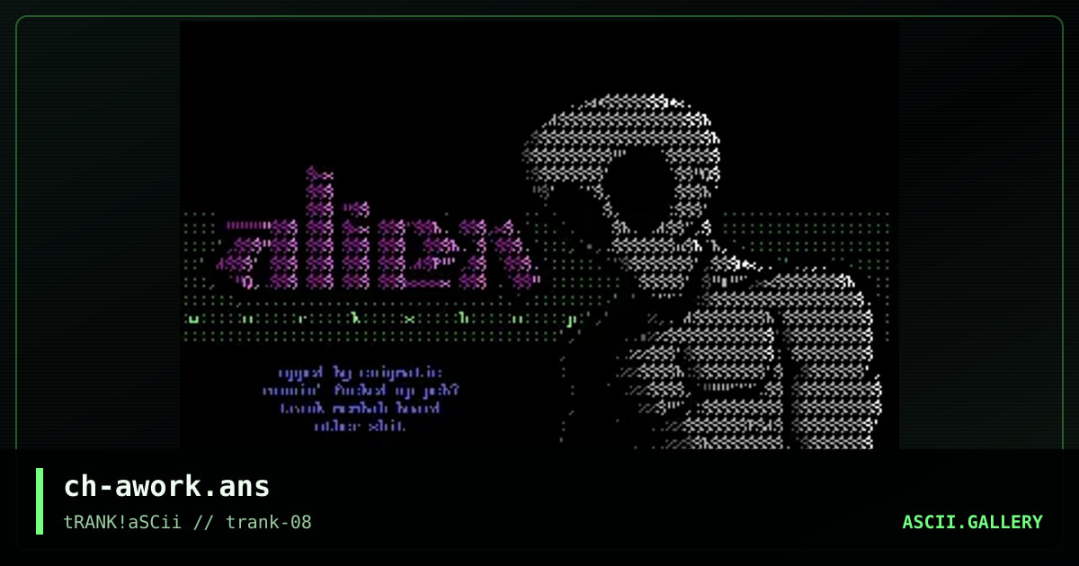ch-awork.ans, by cypher hex, 1996