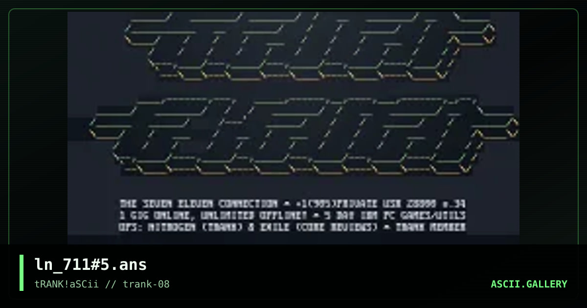 ln_711#5.ans, by lord nitro, 1996