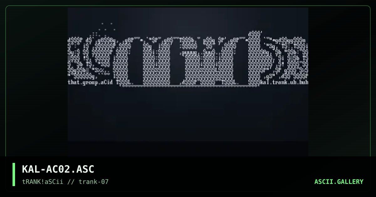 aCid, by kaleidas, 1996