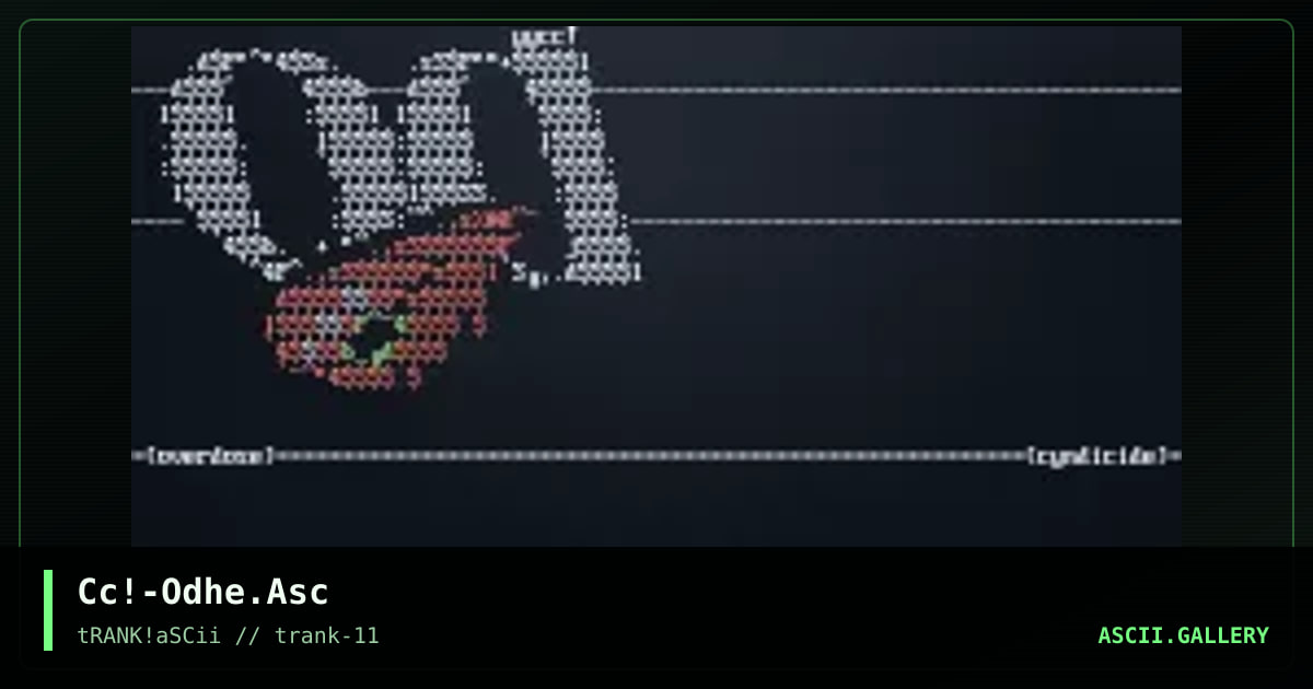 Cc!-Odhe.Asc, by cyndicide, 1996