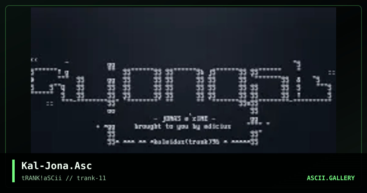Kal-Jona.Asc, by kaleidas, 1996