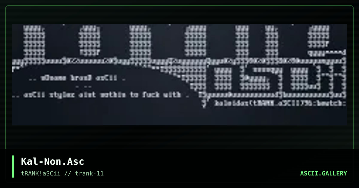 Kal-Non.Asc, by kaleidas, 1996