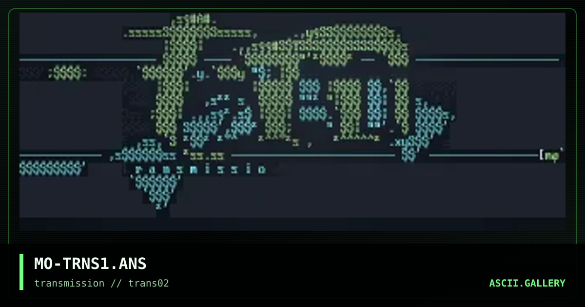 MO-TRNS1.ANS, by mooks, 1997