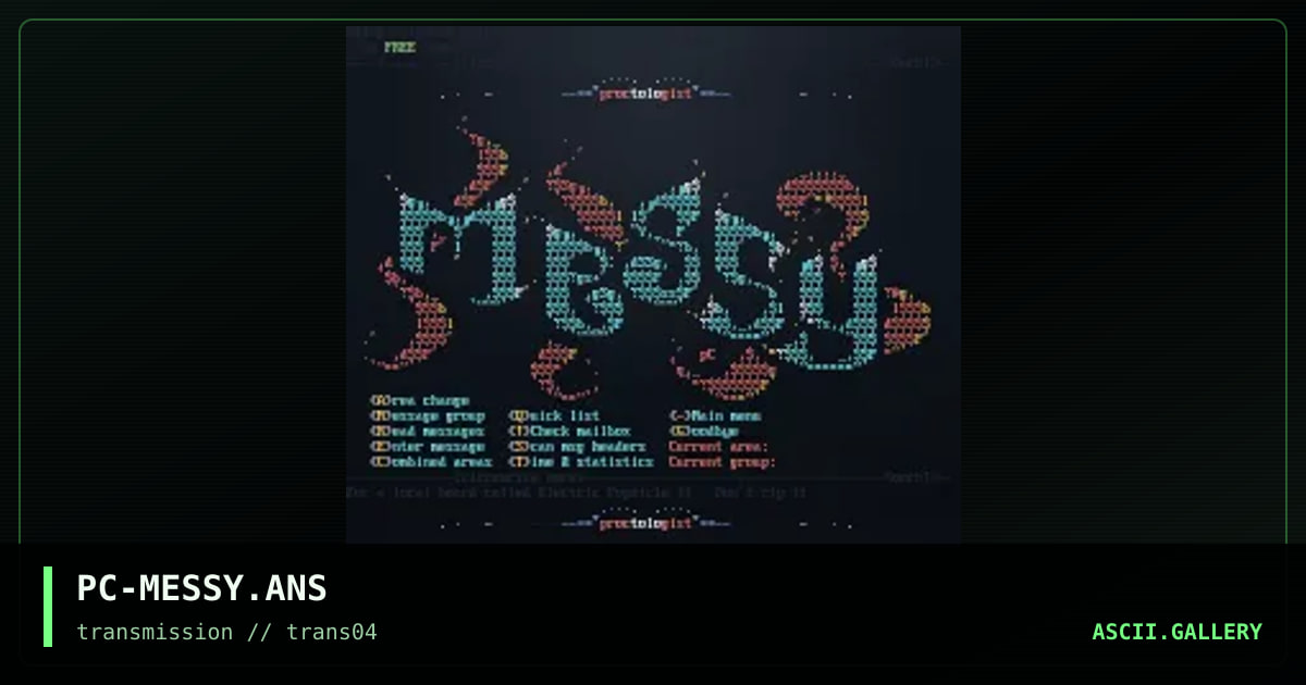 messy, by proctologist, 1997