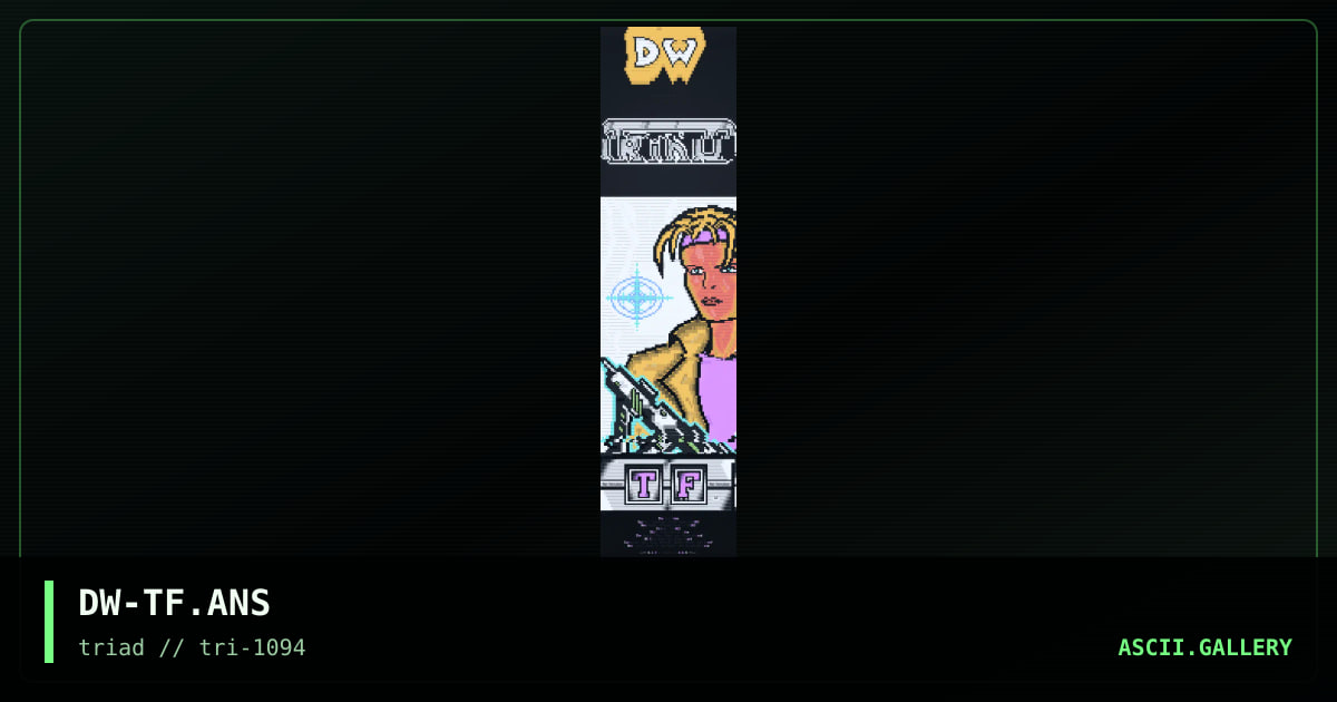 DW-TF.ANS, by digital warrior, 1994