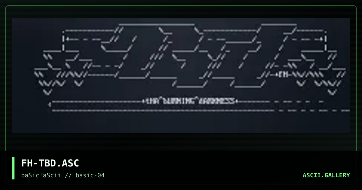 FH-TBD.ASC, by fahrenheit, 1996