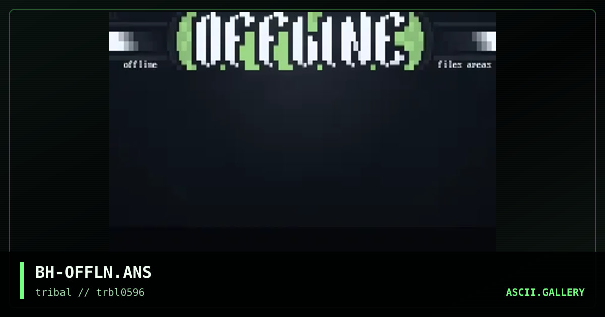 "offline" header, by blackehawke, 1996