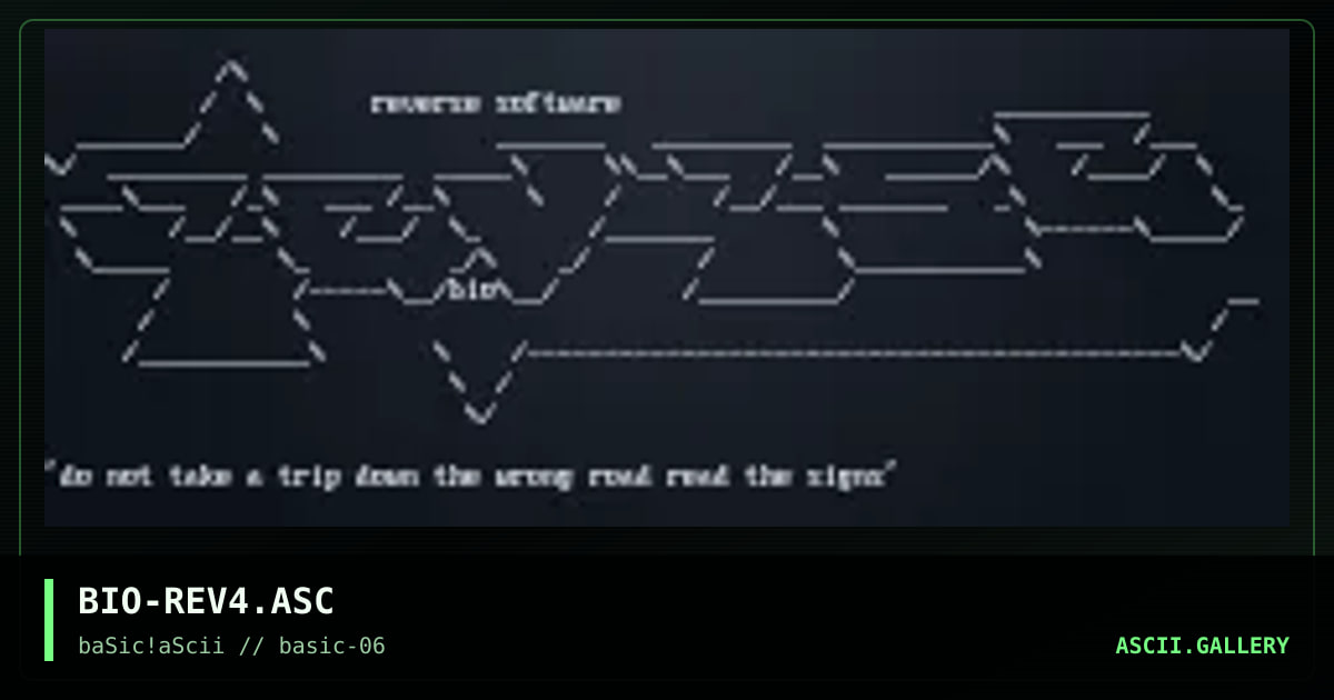 reverse num. 4, by biogenesis, 1997