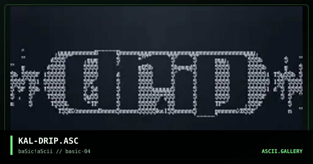 drip, by kaleidas, 1996