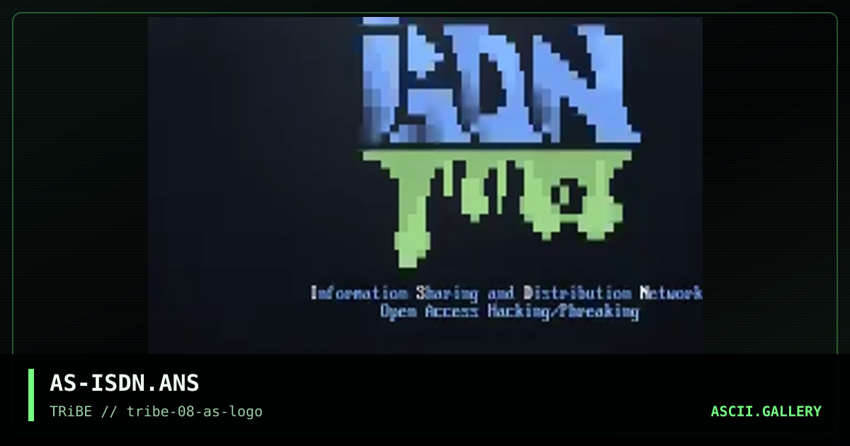 AS-ISDN.ANS, by asriel, 1994