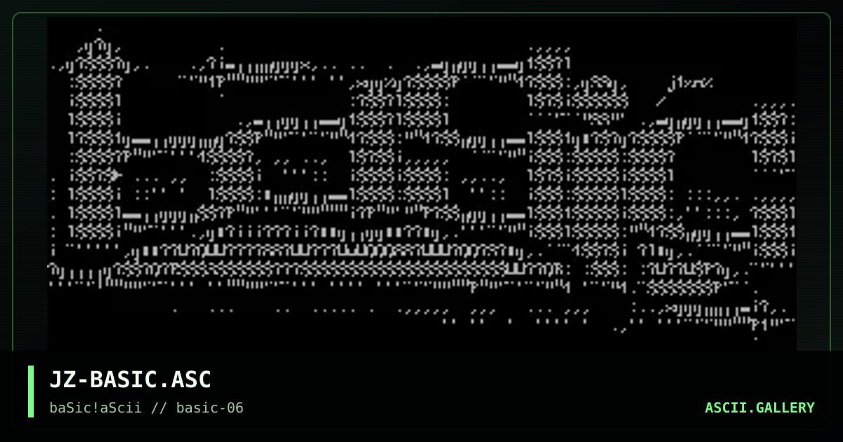 JZ-BASIC.ASC, by jizm, 1997