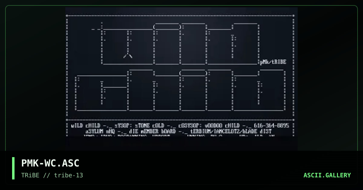 Wild Child ASCii, by piromaniak, 1994