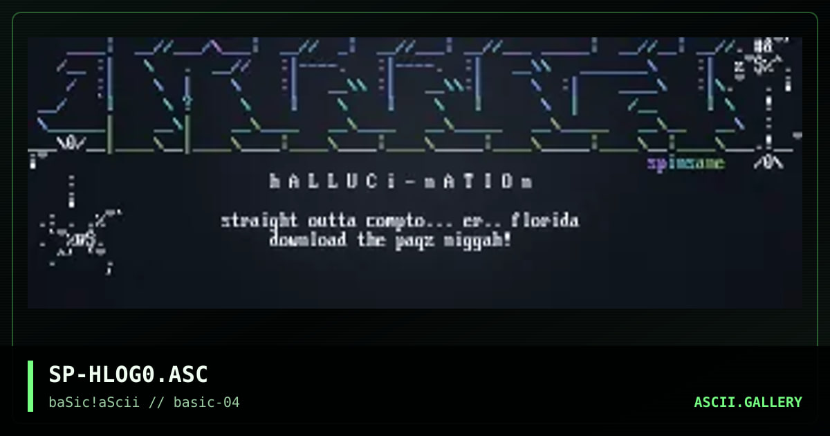 SP-HLOG0.ASC, by spinsane, 1996