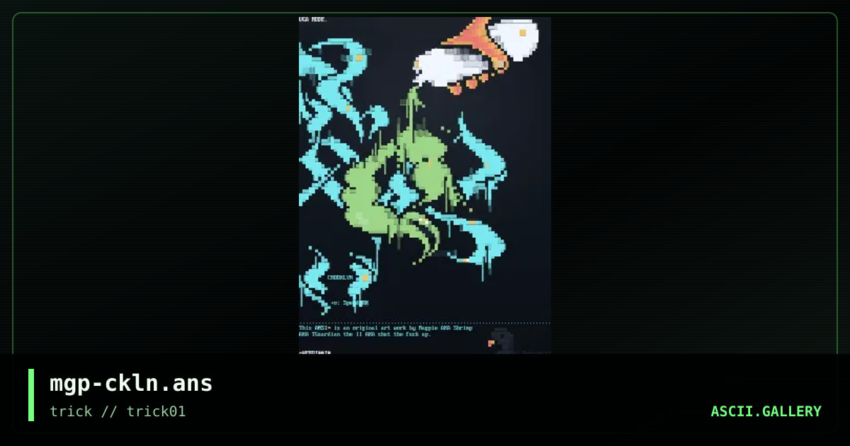 mgp-ckln.ans, by magpie, 1998