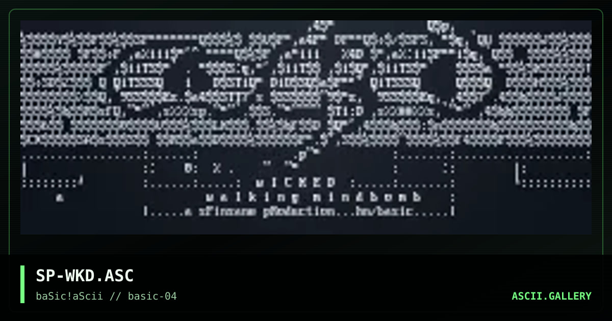 SP-WKD.ASC, by spinsane, 1996