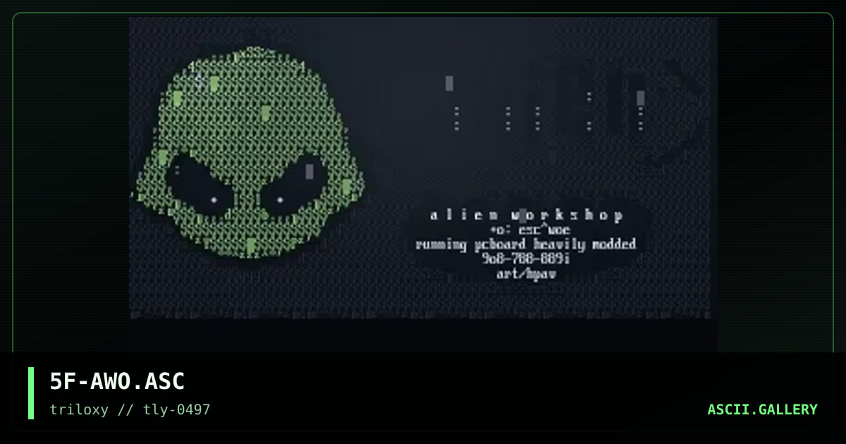 alien workshop, by speed freak, 1997