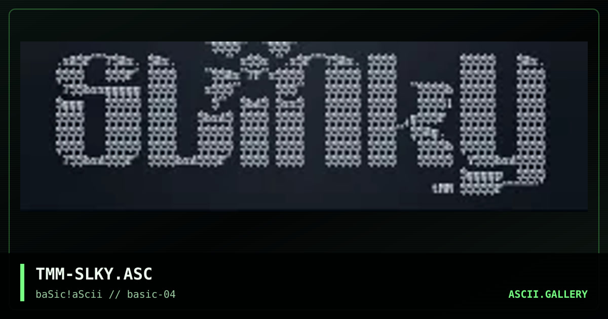 slinky, by tmm, 1996