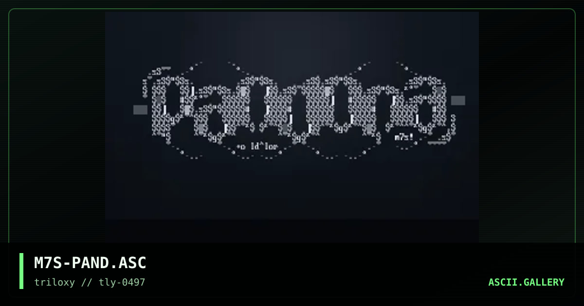 pandora, by misty, 1997