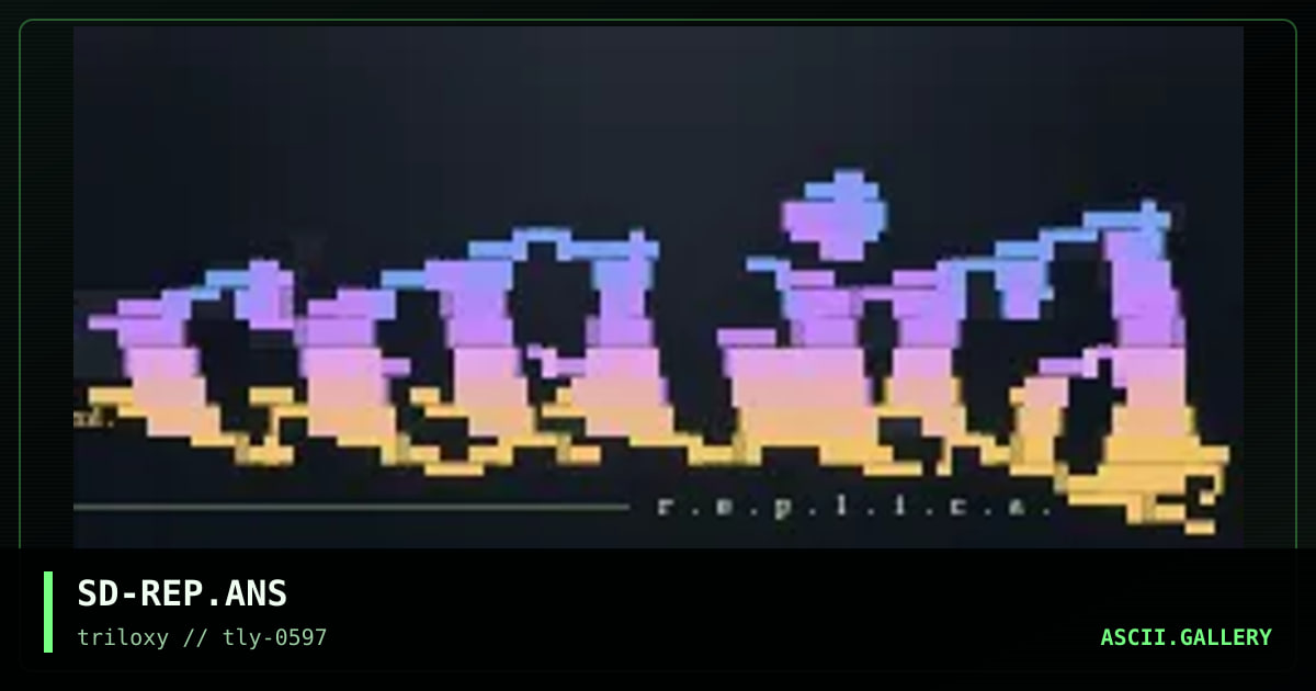 replica, by sad, 1997