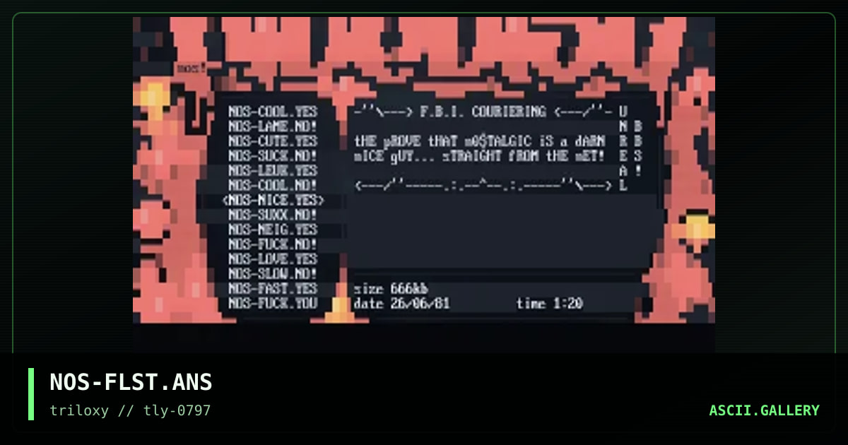 ansi for hellhound's ppe, by nostalgic, 1997