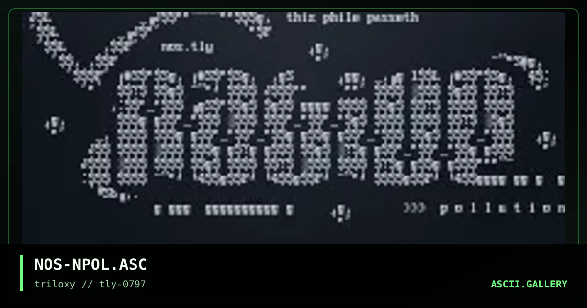native pollution zipcomment header, by nostalgic, 1997