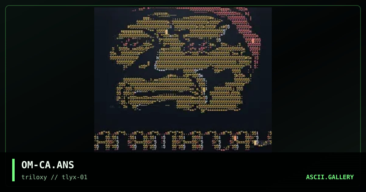 OM-CA.ANS, by otium man, 1997