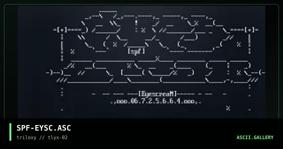 SPF-EYSC.ASC, by speed freak, 1998