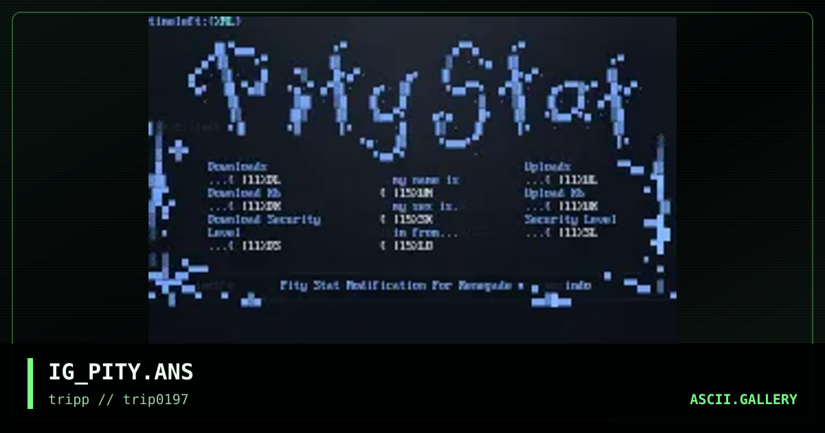 Pity, by indo g, 1997