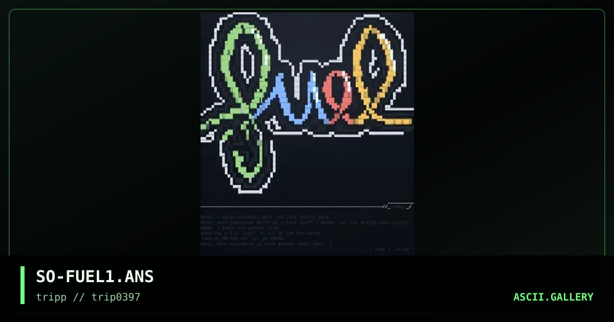 logos for fuel?, by soopaphunky, 1997