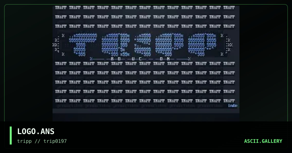 Tha Tripp Logo, by indo g, 1997