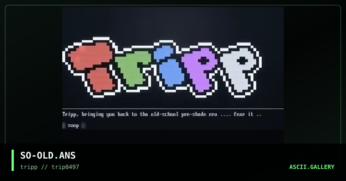 Old school, by soopaphunky, 1997