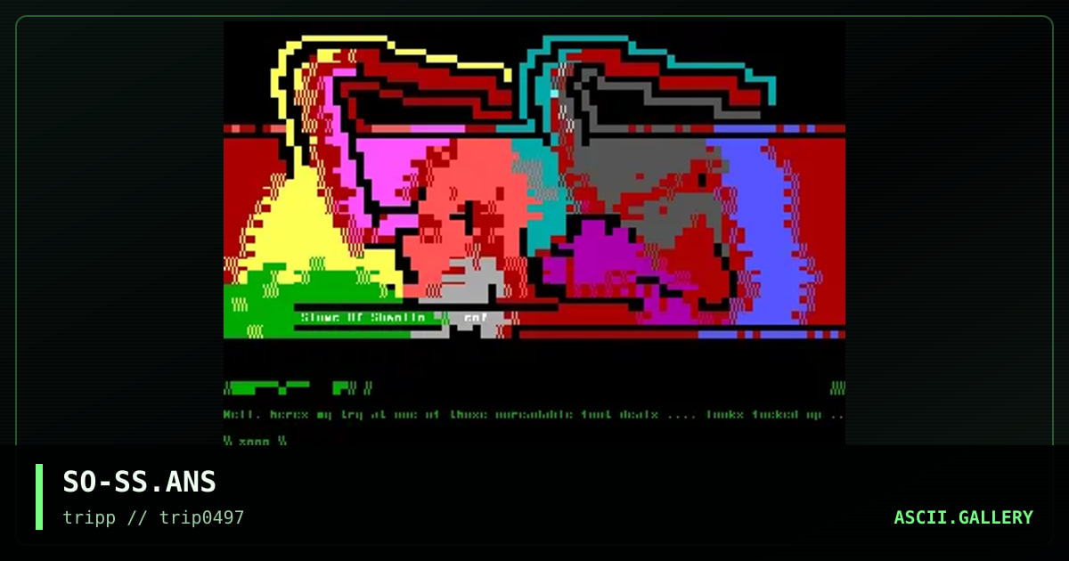 one of those unreadable shits ..., by soopaphunky, 1997