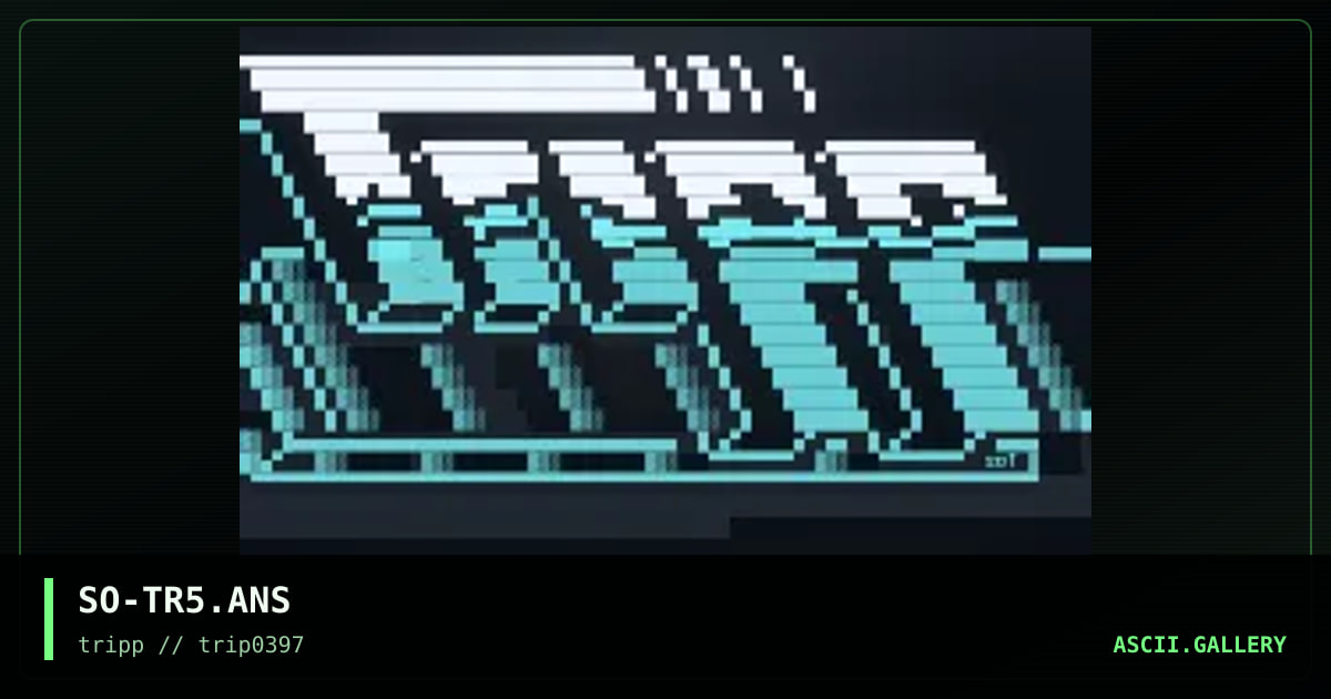 ANOTHA tripp logo !!!!, by soopaphunky, 1997