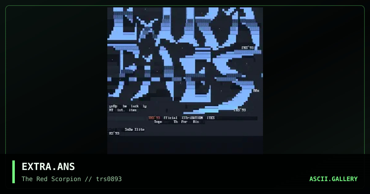 EXTRA.ANS, by snow elite, 1993