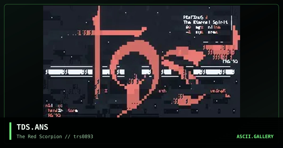 TDS.ANS, by thunder storm, 1993