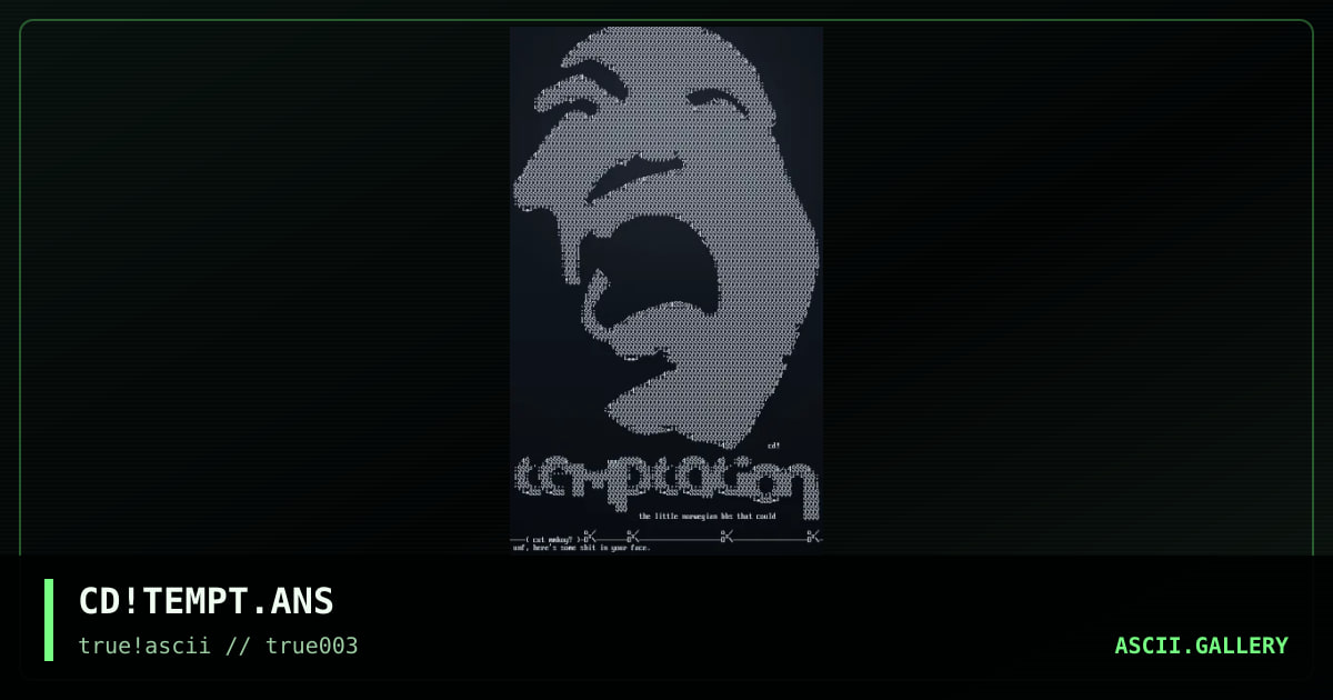 CD!TEMPT.ANS, by cat-dog, 1999