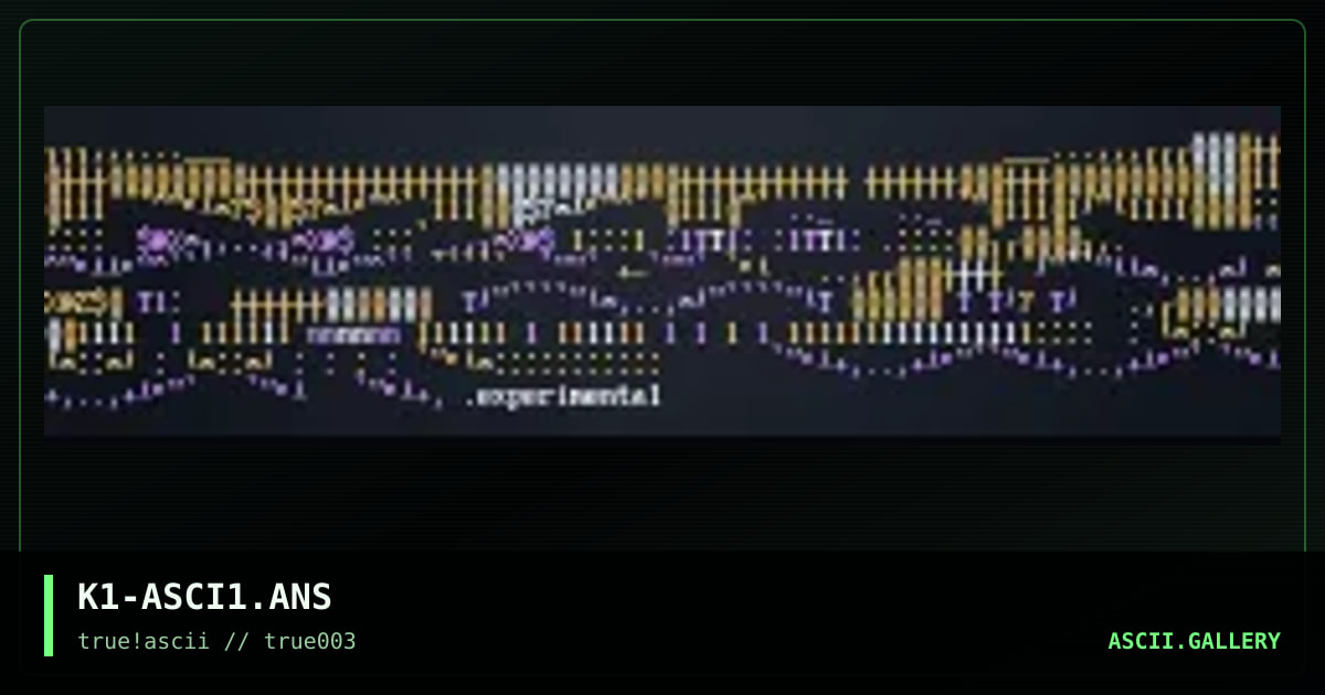 experimental(ascii), by knocturnal, 1999